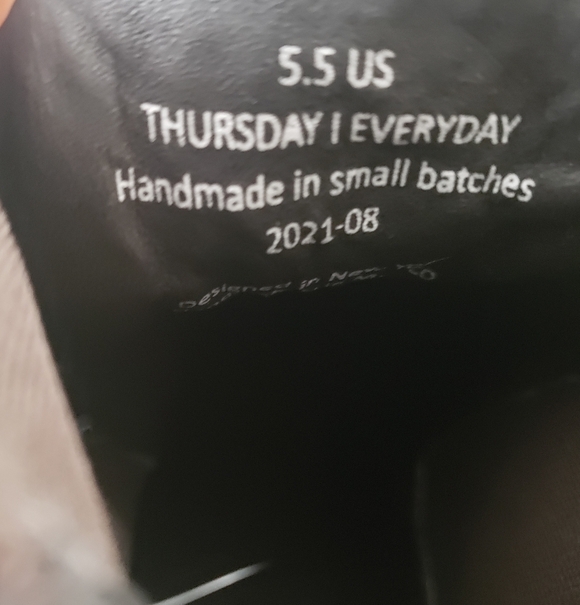 Thursday Boot Co Brown Suede Chunky Heel Chelsea Boots 5.5 Distressed Everyday - Picture 16 of 16